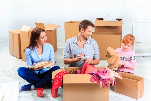 Professional packing services for a Chiswick home move