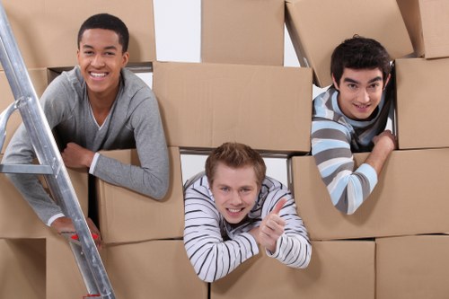 Vans and access considerations for commercial removals in Chiswick