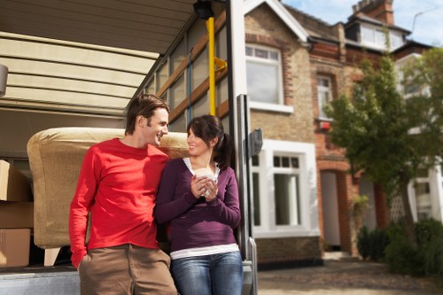 Small business moving support in Chiswick with a van and helper